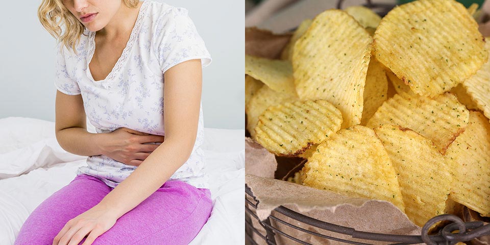 逆流性食道炎とスナック菓子って関係ある？