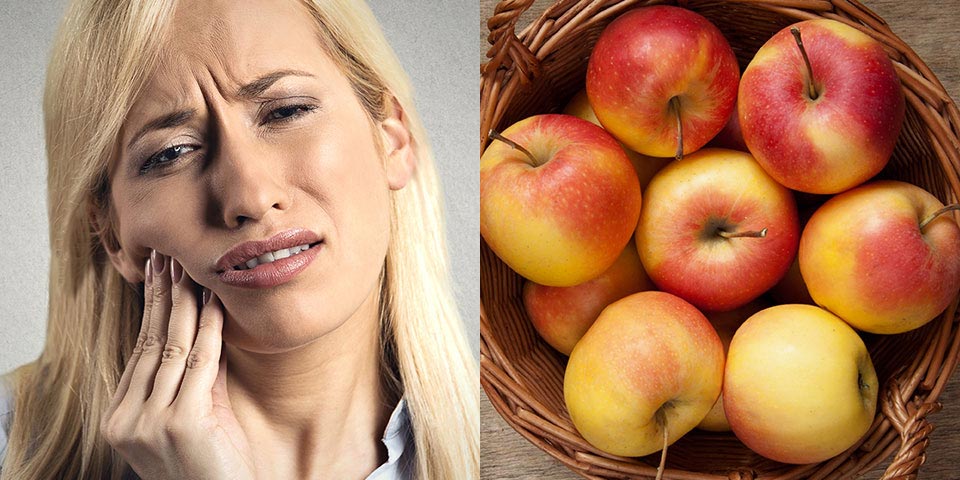 リンゴで免疫力アップ、口内炎を予防