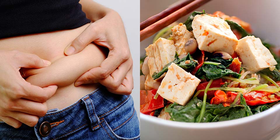野菜と豆腐の組み合わせが内臓脂肪を減らす