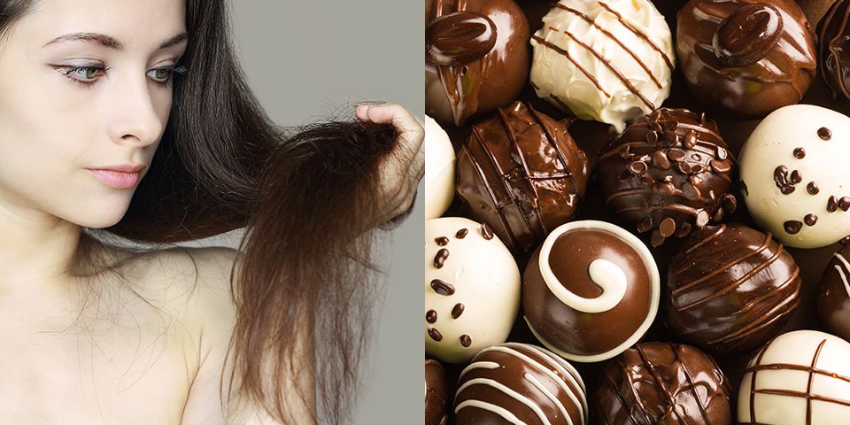 髪のパサつき、チョコレートが原因かも？